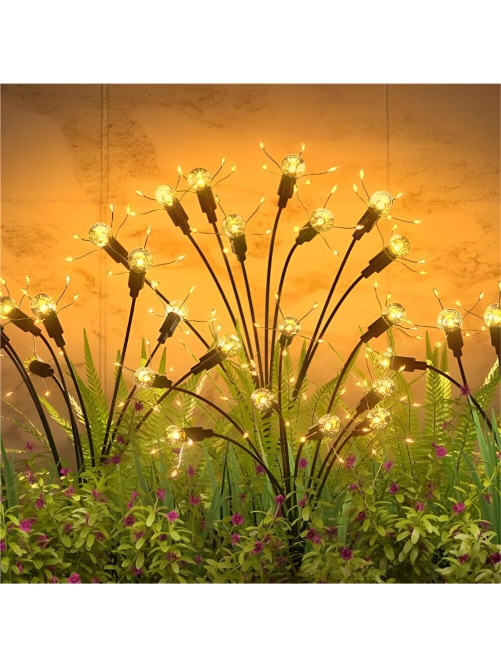 Solar Garden Lights New Upgraded Solar Swaying Light Sway by Wind